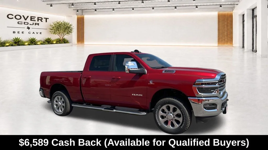 New 2026 Molten Red Pearl-Coat Exterior Paint RAM Laramie image 13
