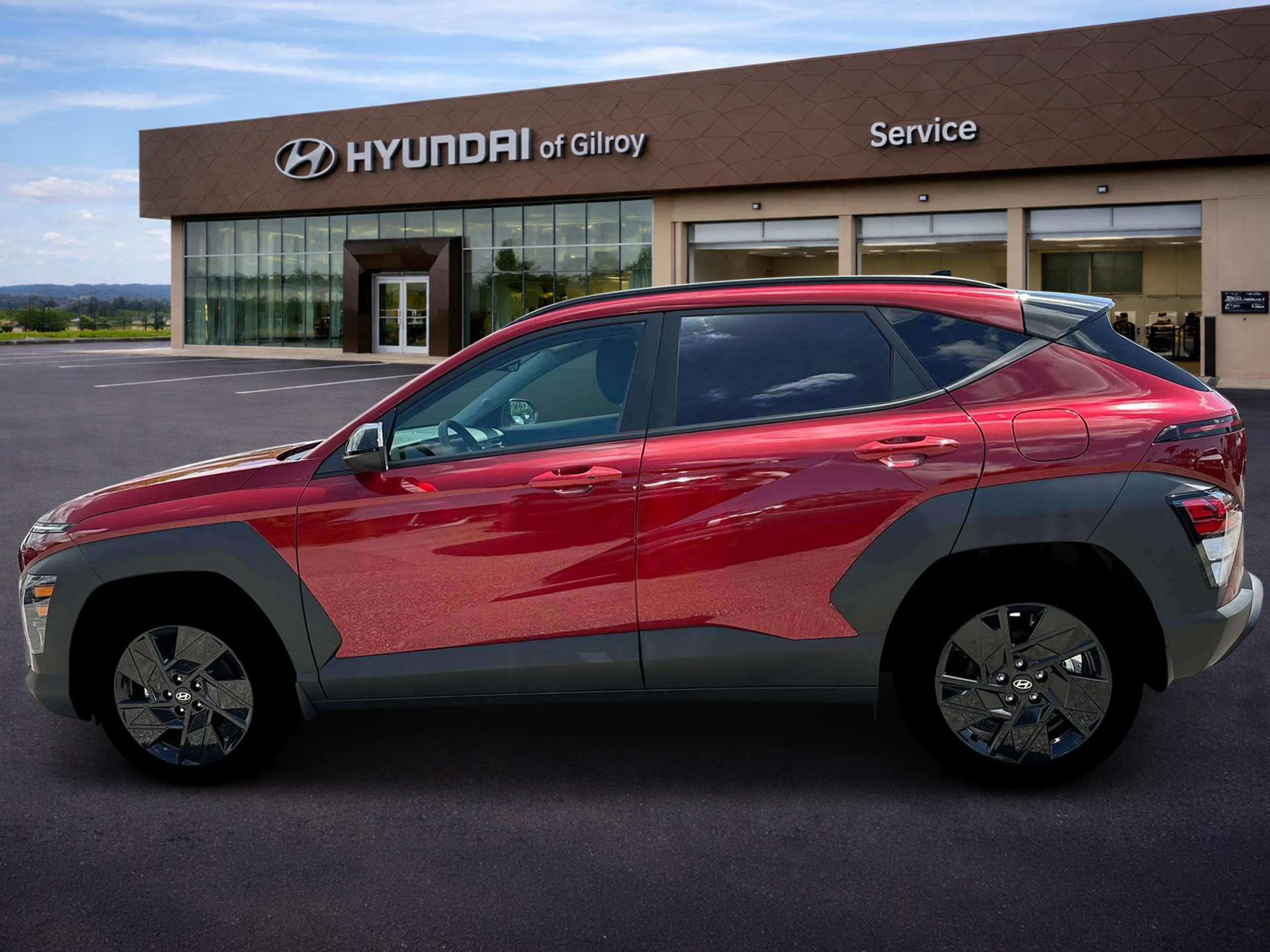 New 2026 Red Hyundai SEL Sport FWD image 3