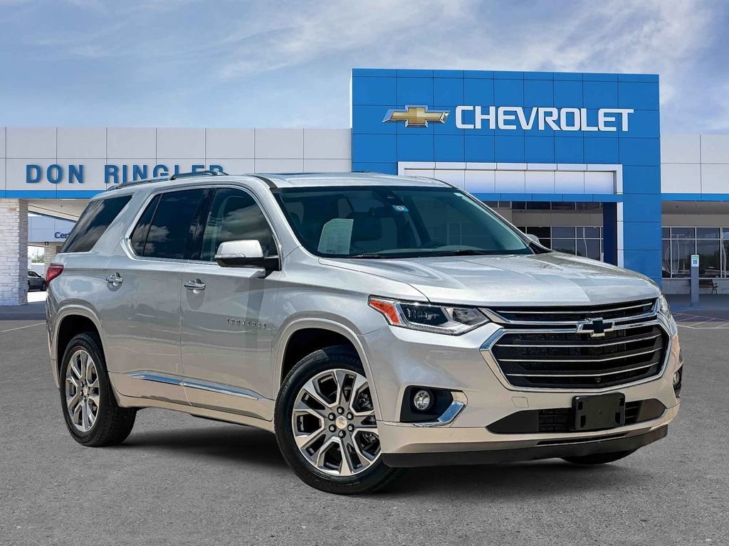 Certified Used 2021 SILVER ICE METALLIC Chevrolet Premier image 1