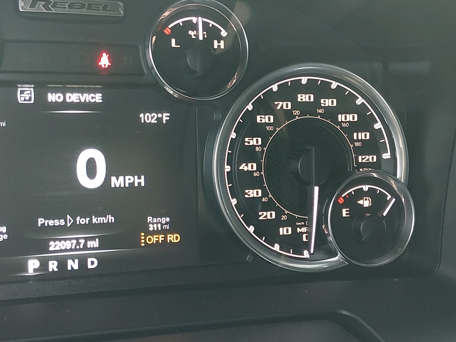 Used 2017 Brilliant Black Crystal Pearl Coat Ram 4x4 Rebel 4dr Crew Cab 5.5 ft. SB Pickup image 17