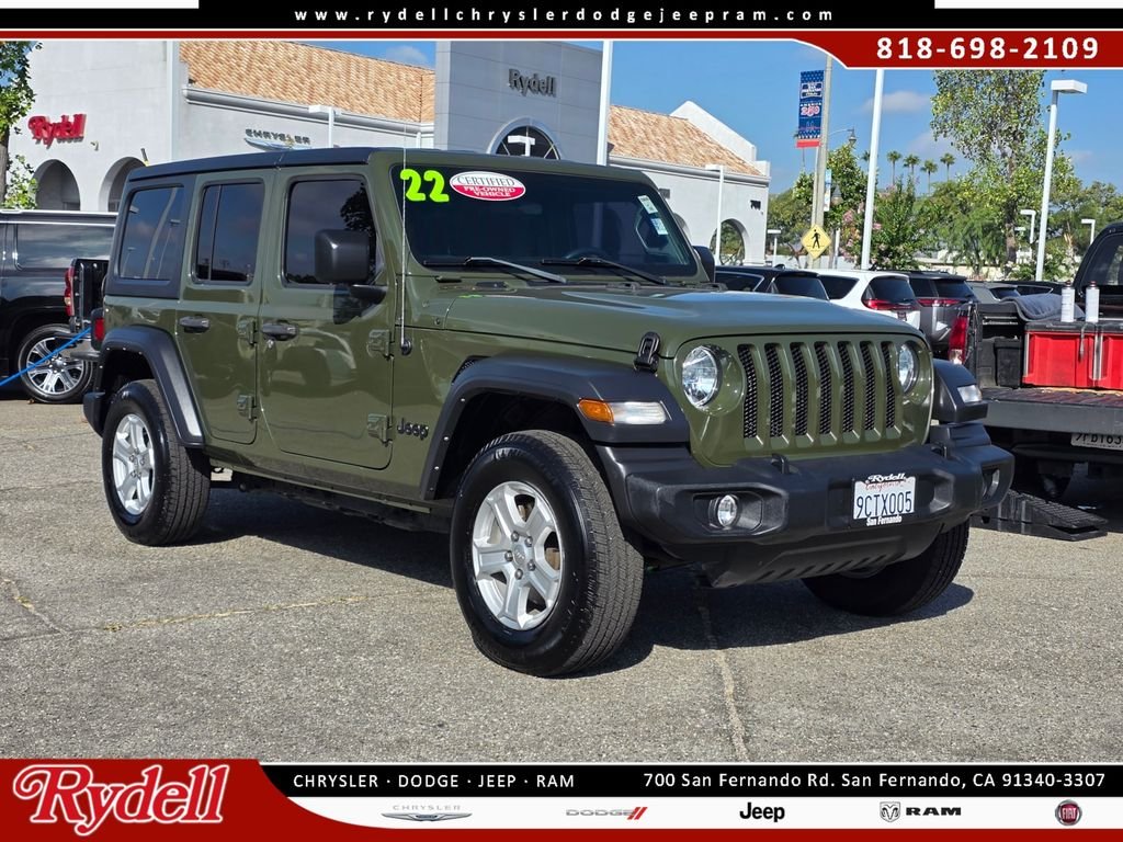 2022 Jeep Wrangler Unlimited Sport S