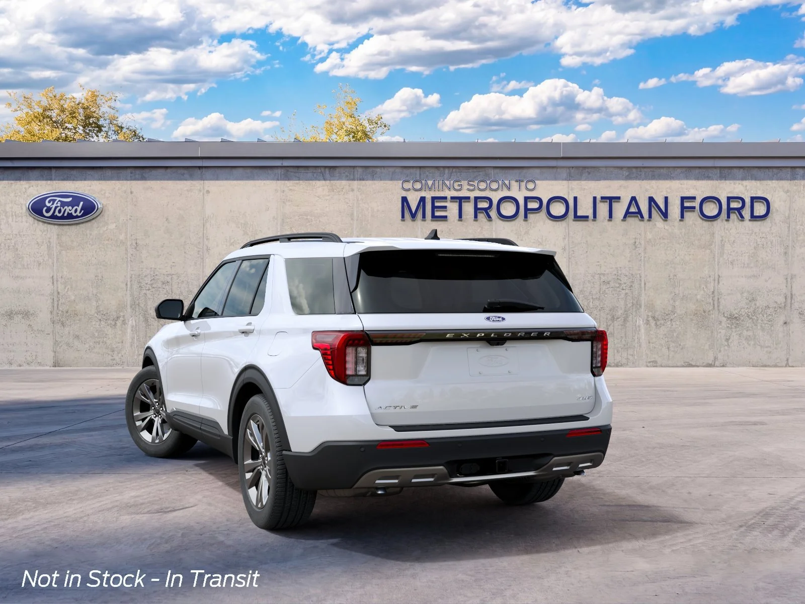 New 2027 Star White Metallic Tri-Coat Ford Active image 8