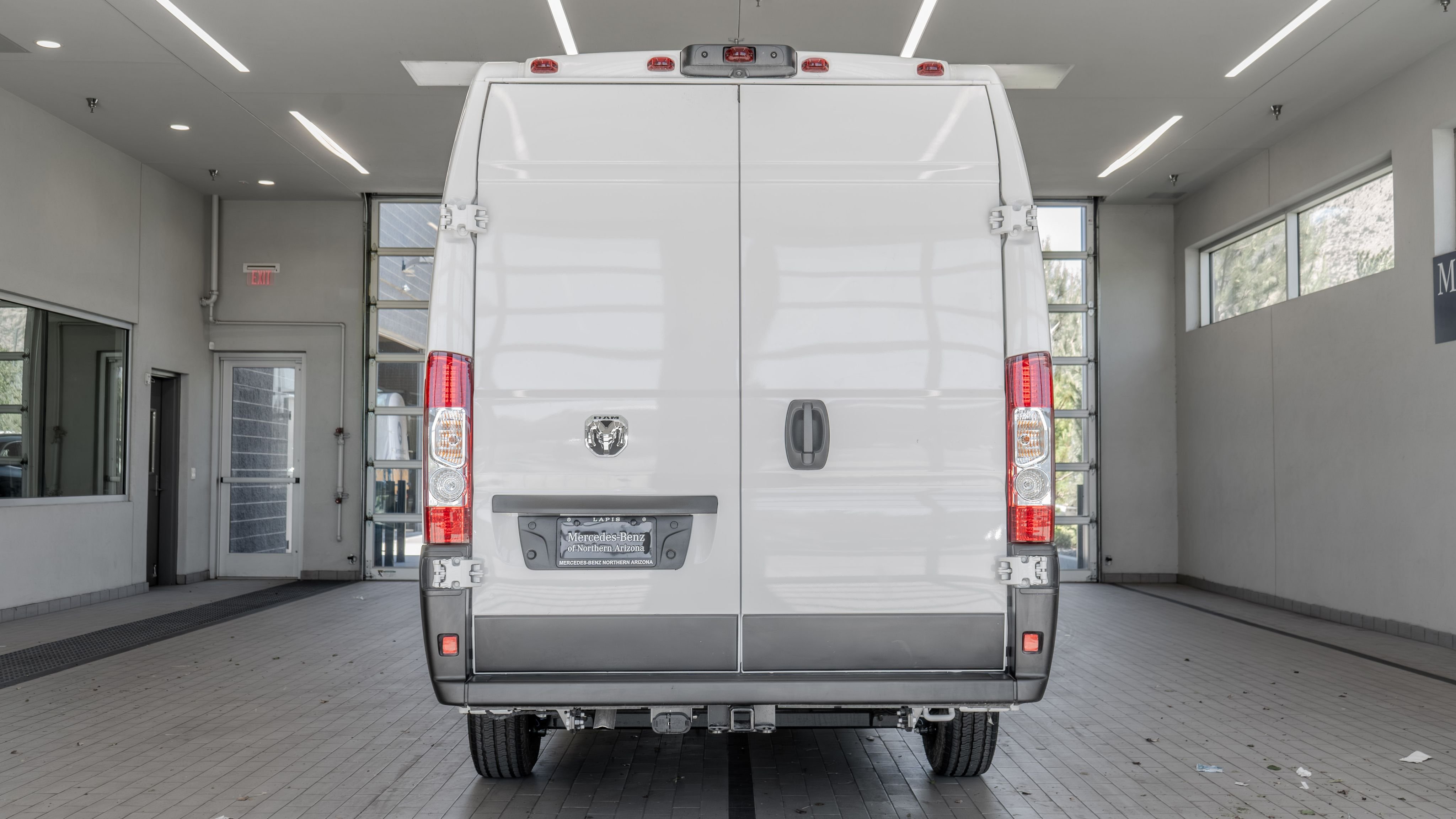Used 2024 Bright White Clearcoat Ram High Roof image 14