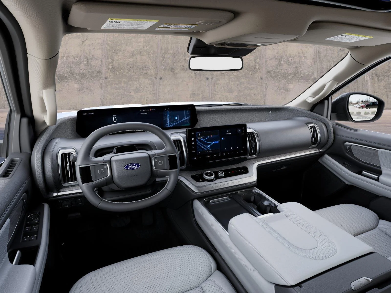 New 2027 Star White Metallic Tri-Coat Ford Platinum image 9