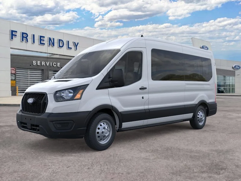 New 2026 Oxford White Ford Passenger Van XL image 48