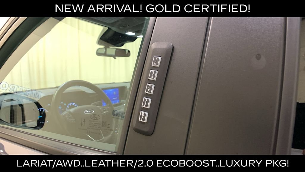 Certified Used 2022 Gray Metallic Ford Lariat image 26