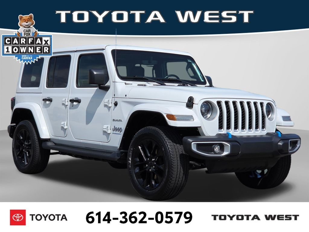 Used 2023 White Jeep Sahara 4xe image 4