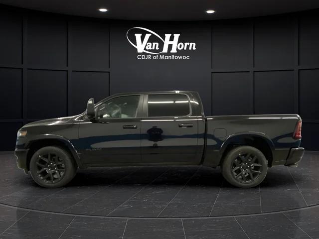 New 2026 Diamond Black Crystal Pearl-Coat Exterior Paint RAM Laramie image 13