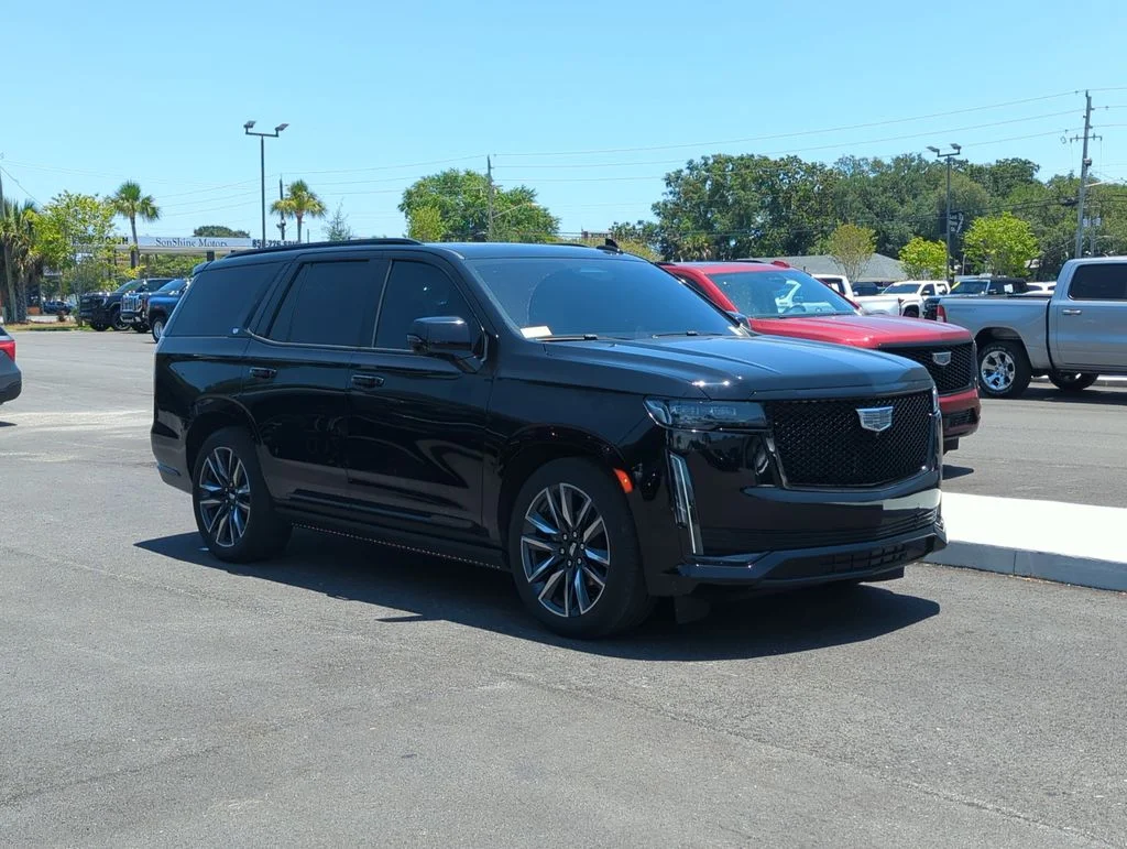 Used 2023 Black Cadillac Sport Platinum image 1
