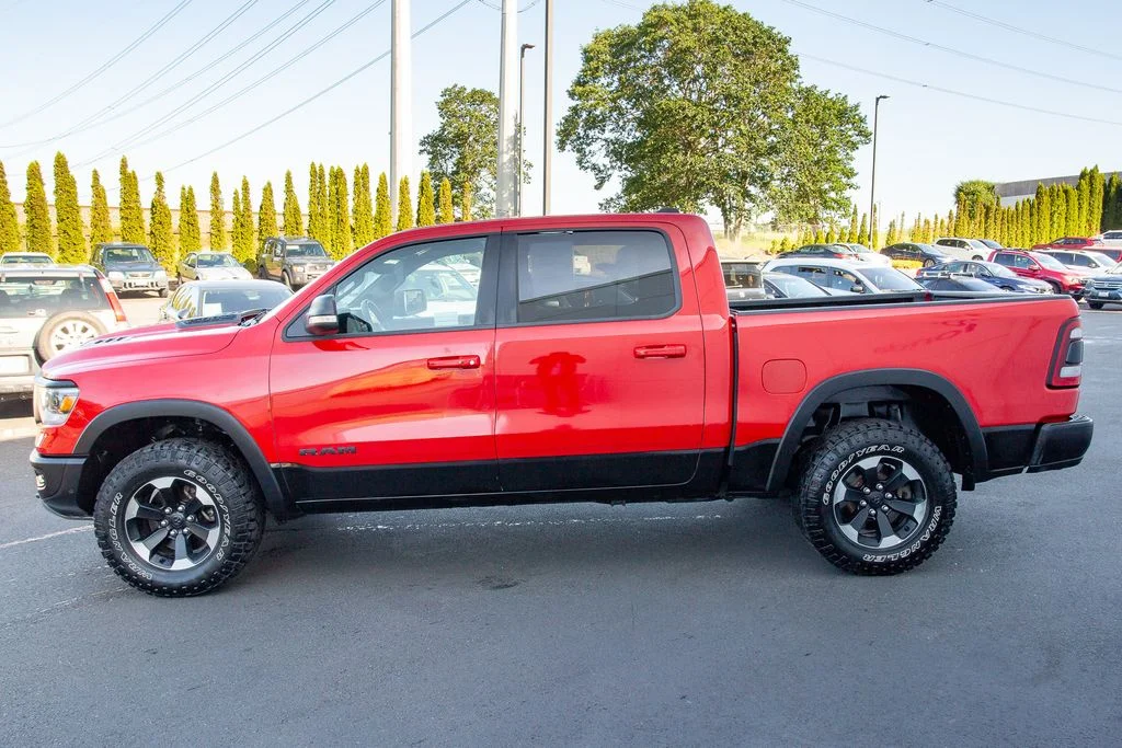 Used 2022 Flame Red Clearcoat Ram 4WD Rebel image 8