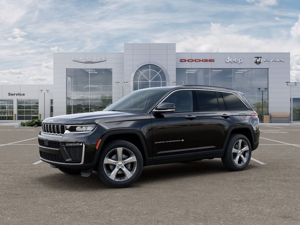 New 2026 Diamond Black Crystal Pearl-Coat Exterior Paint Jeep Limited image 2