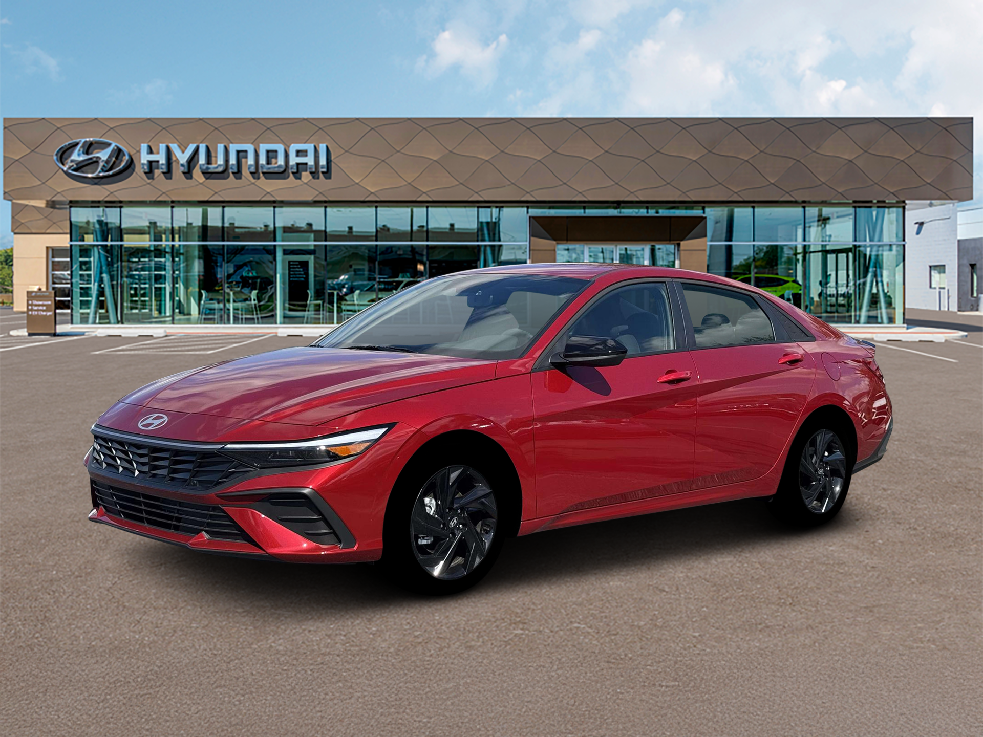 New 2026 Red Hyundai SEL Sport image 2