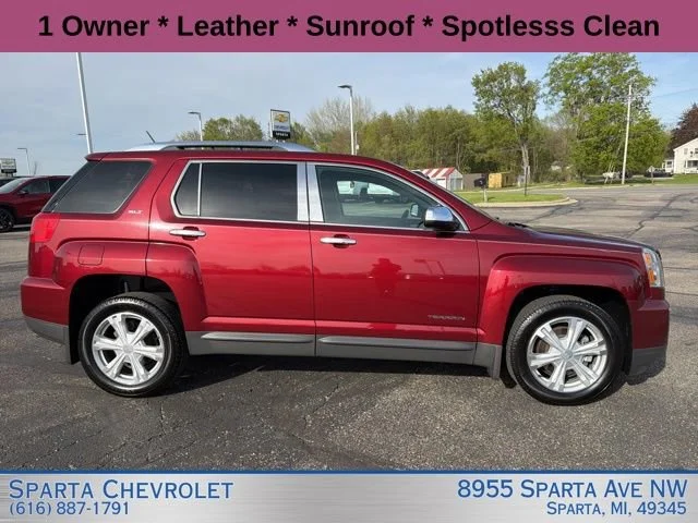Used 2017 GMC Terrain SLT with VIN 2GKFLPE38H6234357 for sale in Sparta, MI