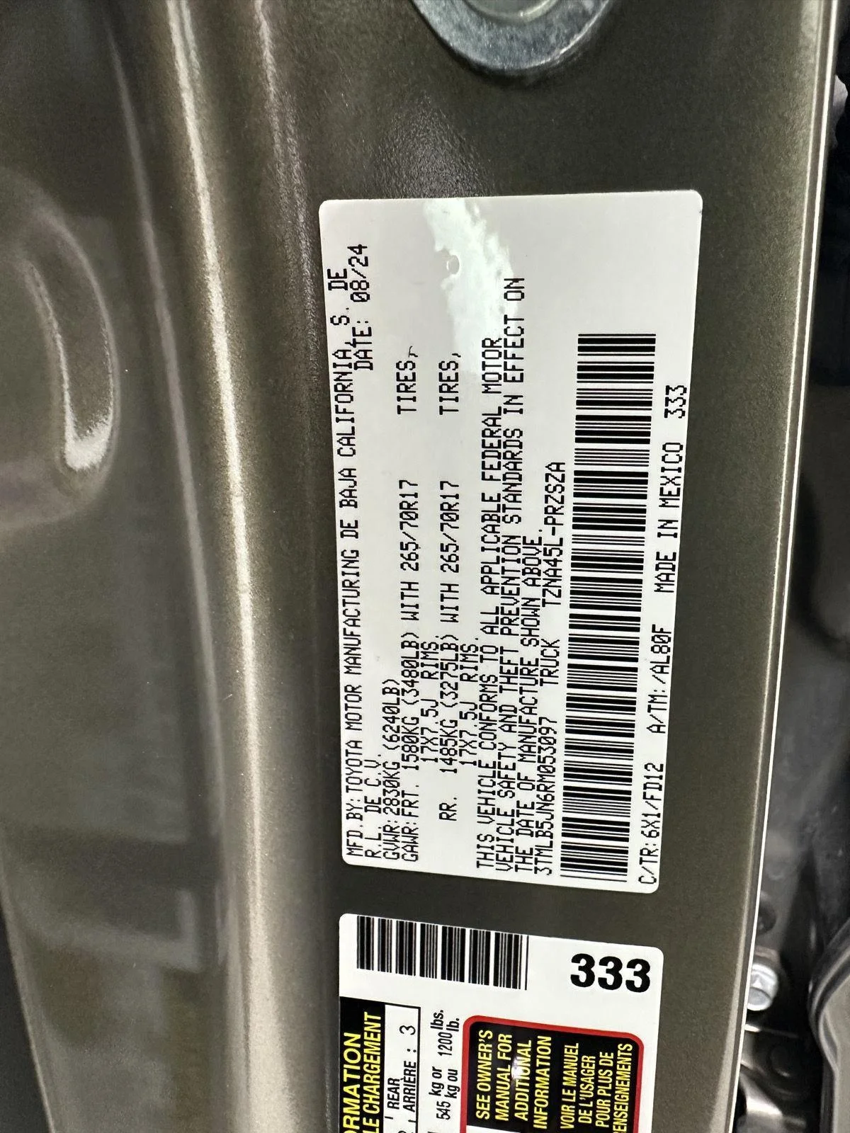 Used 2024 Bronze Oxide Toyota SR5 image 32