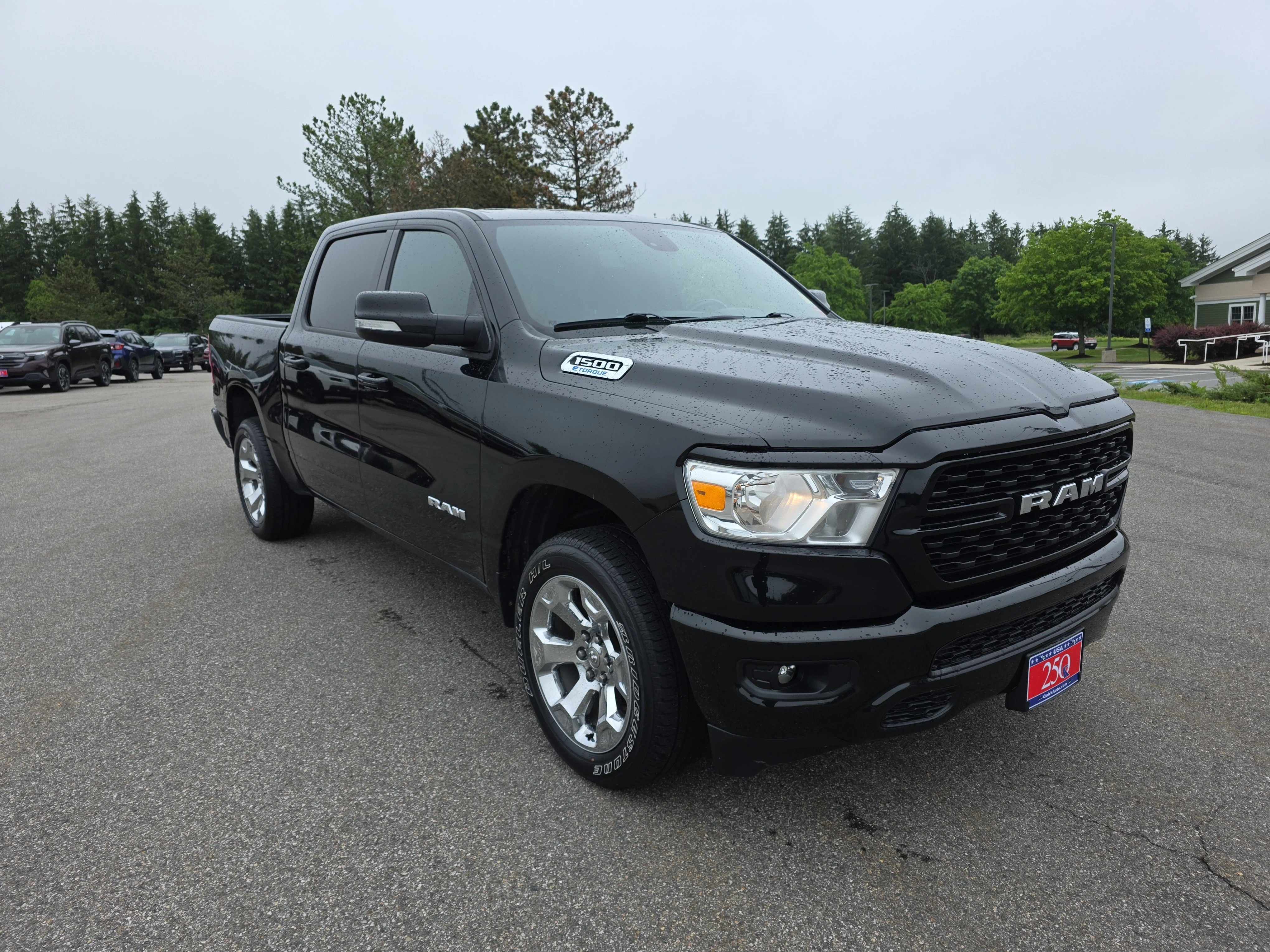 Used 2022 Diamond Black Crystal Pearlcoat Ram Big Horn image 7