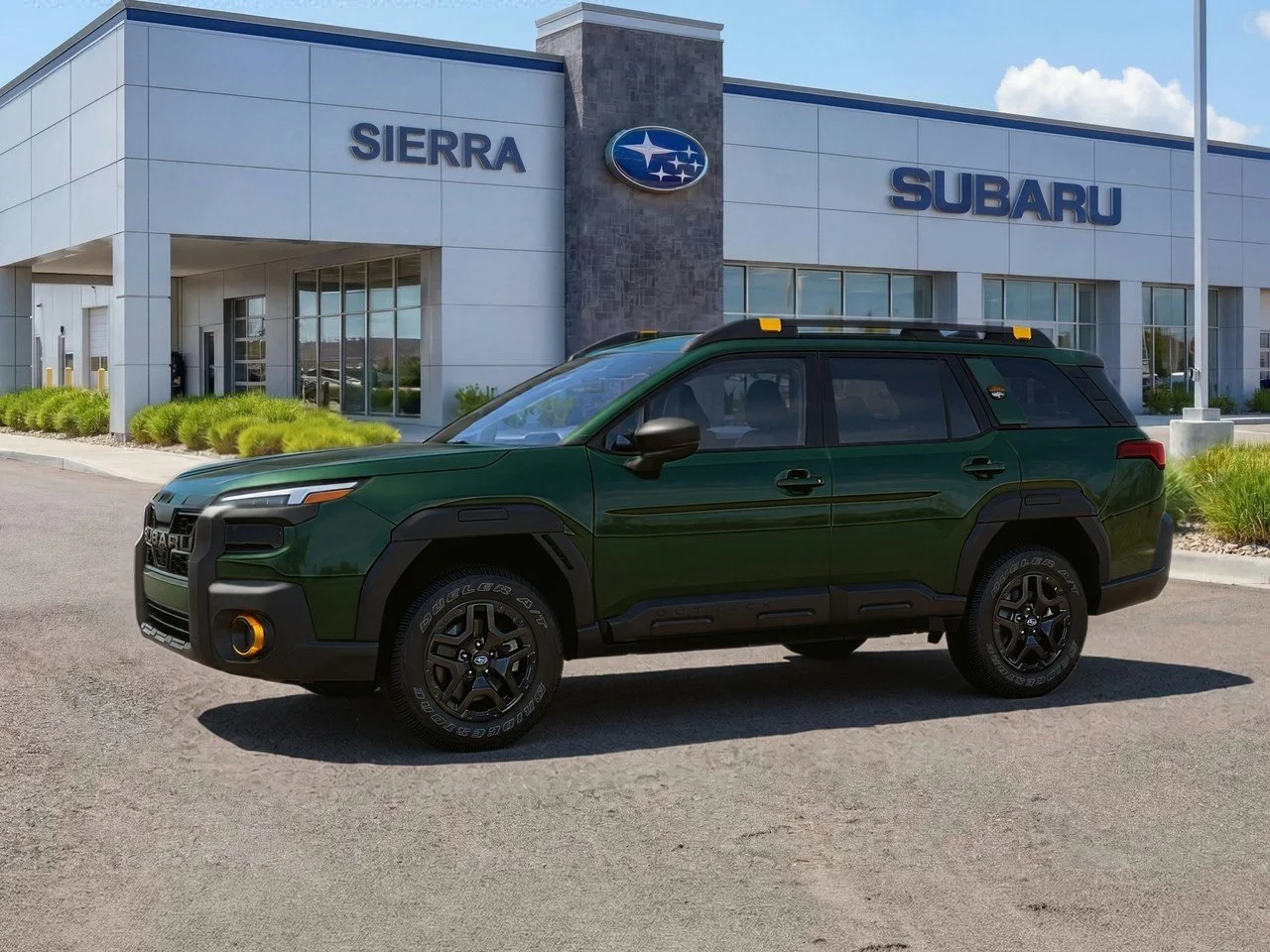 New 2026 Deep Emerald Green Pearl Subaru Wilderness image 2