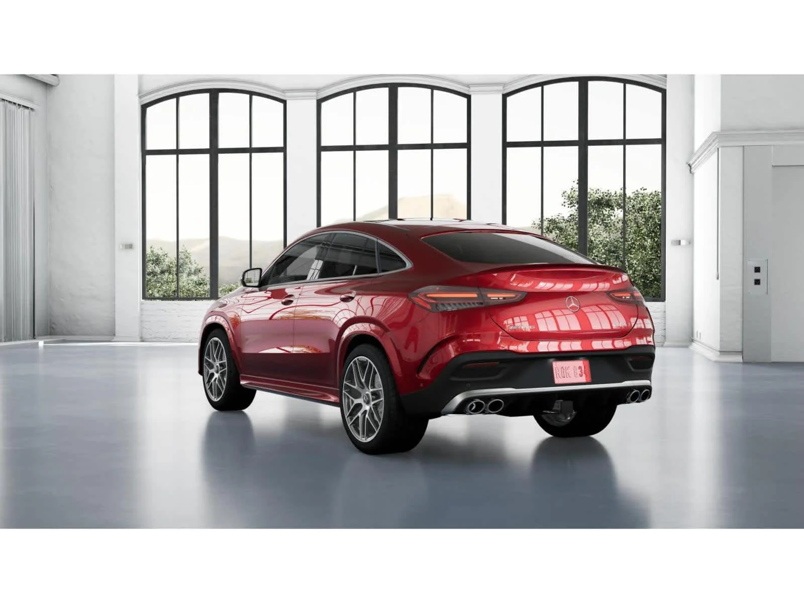 Used 2024 MANUFAKTUR Cardinal Red Metallic Mercedes-Benz AMG® GLE 53 image 27