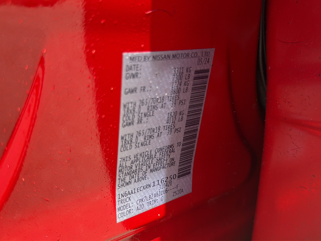Certified Used 2024 Red Nissan SV image 42
