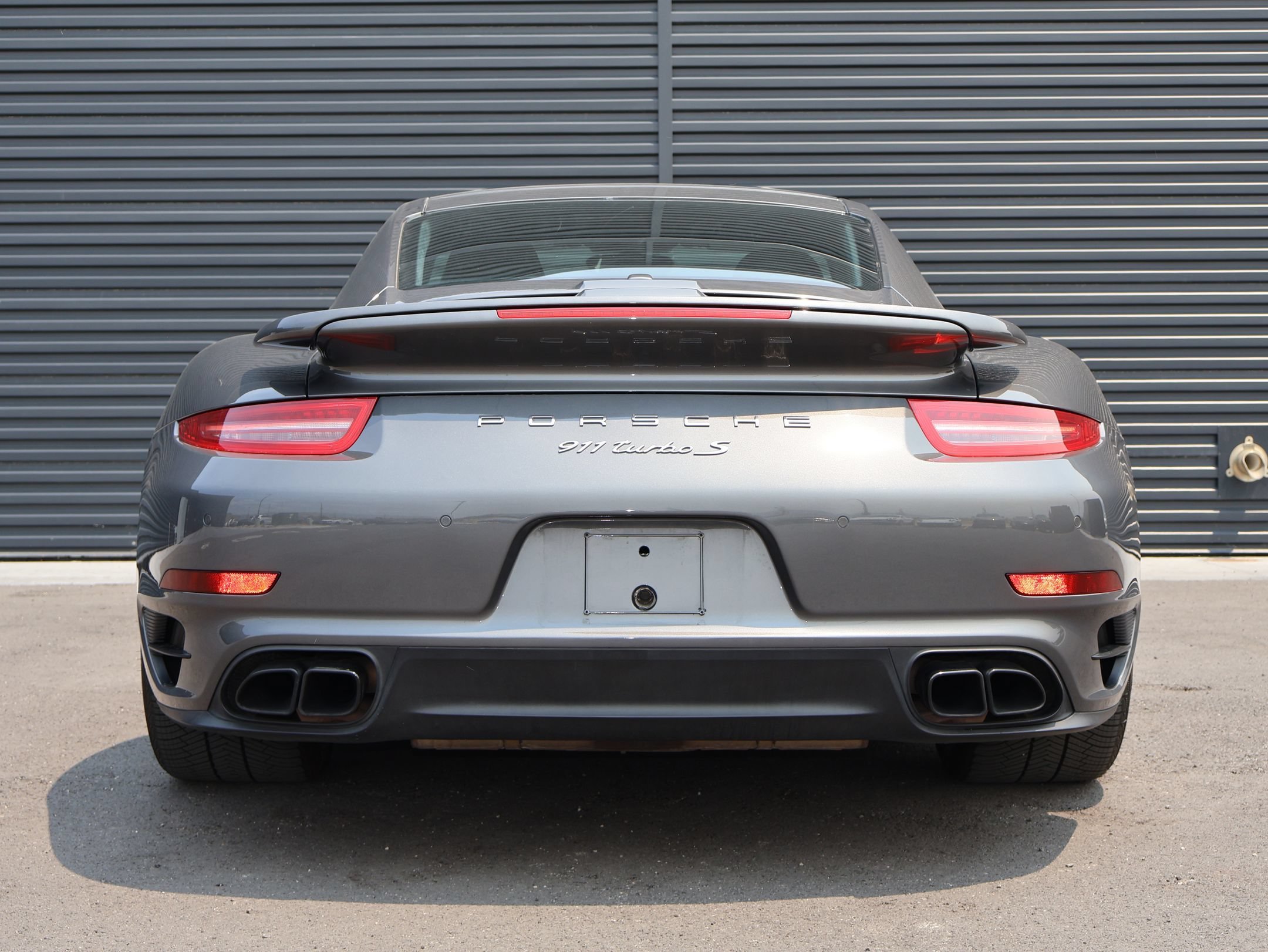 Used 2014 Agate Gray Metallic Porsche Turbo S image 8