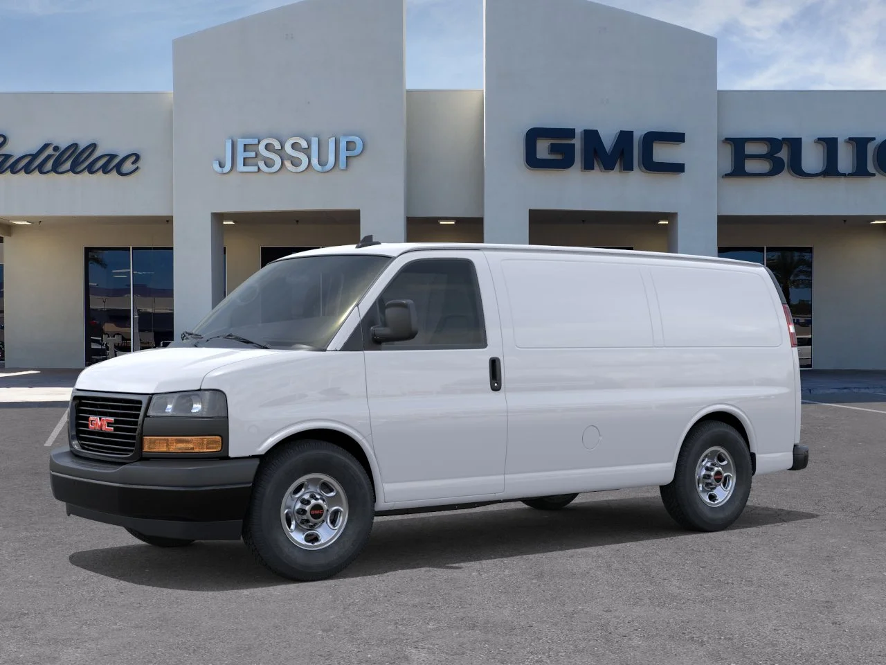 New 2025 Summit White GMC Work Van image 2