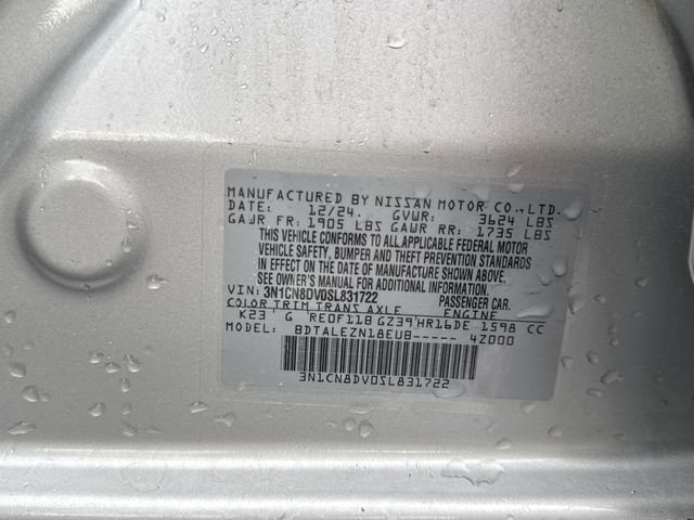 2025 Nissan Versa Sedan S - Photo 24