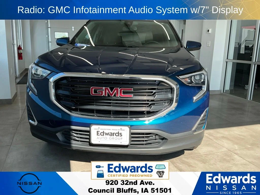 Used 2021 Blue GMC SLE image 3