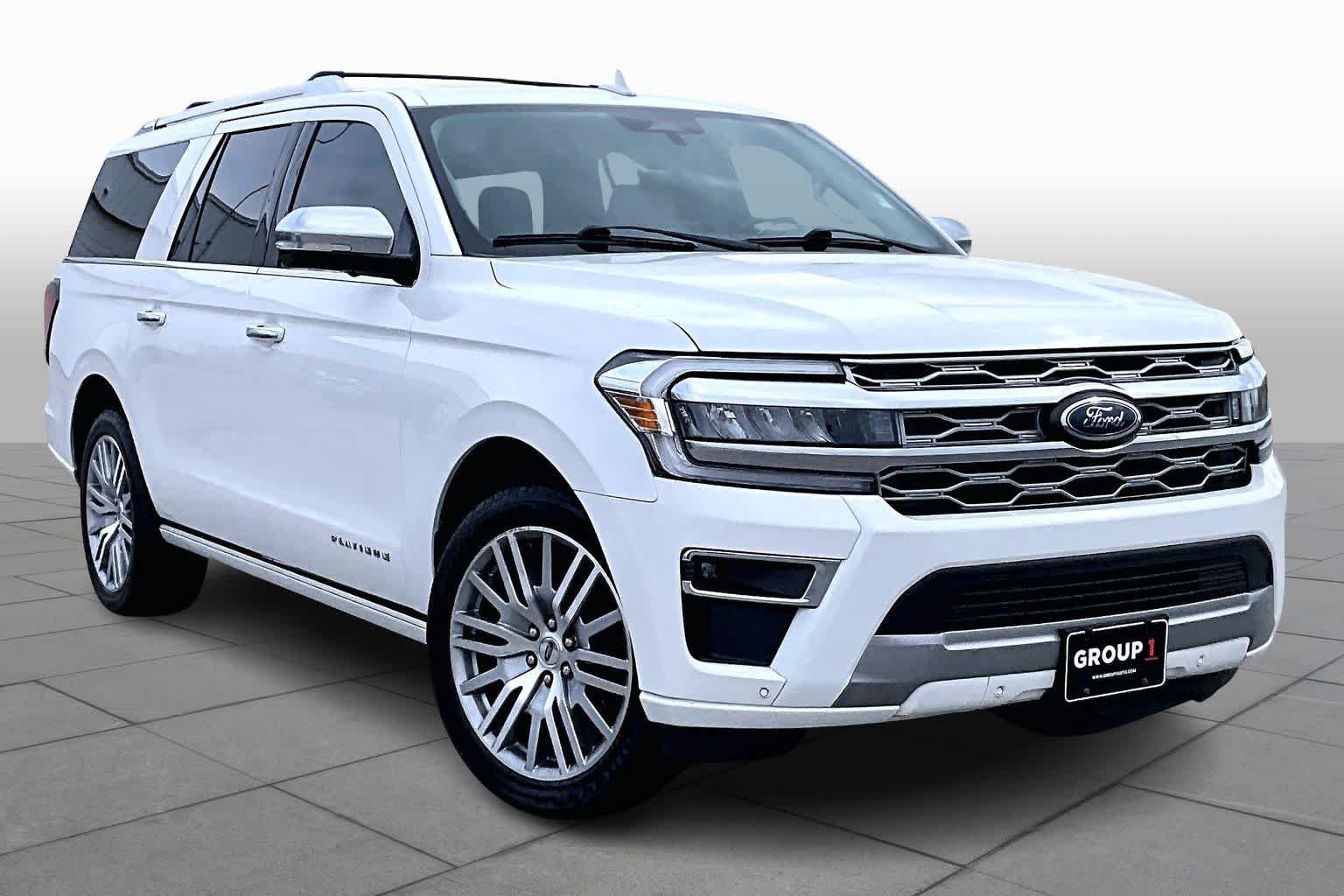 Used 2023 Star White Metallic Tri-Coat Ford Platinum image 6