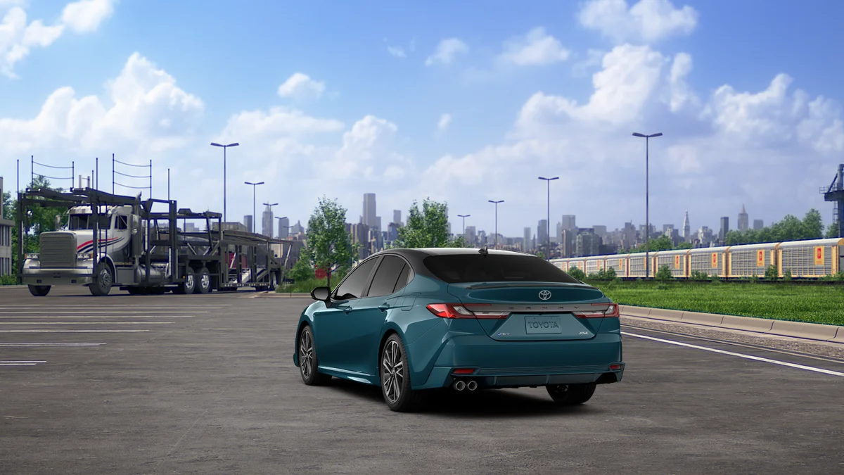 New 2027 Ocean Gem with Midnight Black Metallic roof Toyota XSE image 7