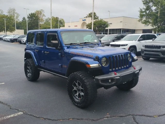 Used 2019 Blue Jeep Unlimited Rubicon image 7