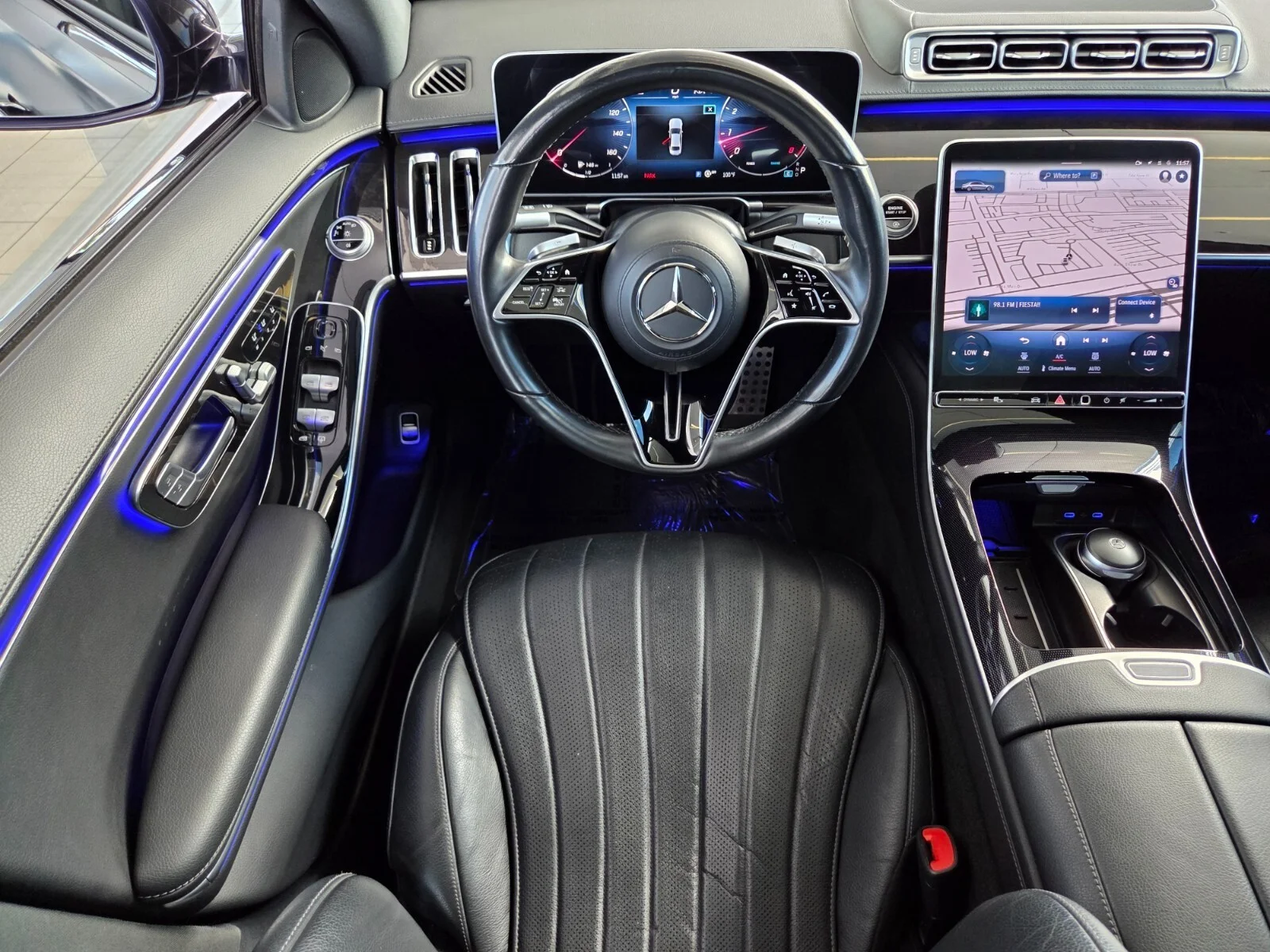 Used 2023 MANUFAKTUR Night Black Magno Mercedes-Benz S 500 image 16