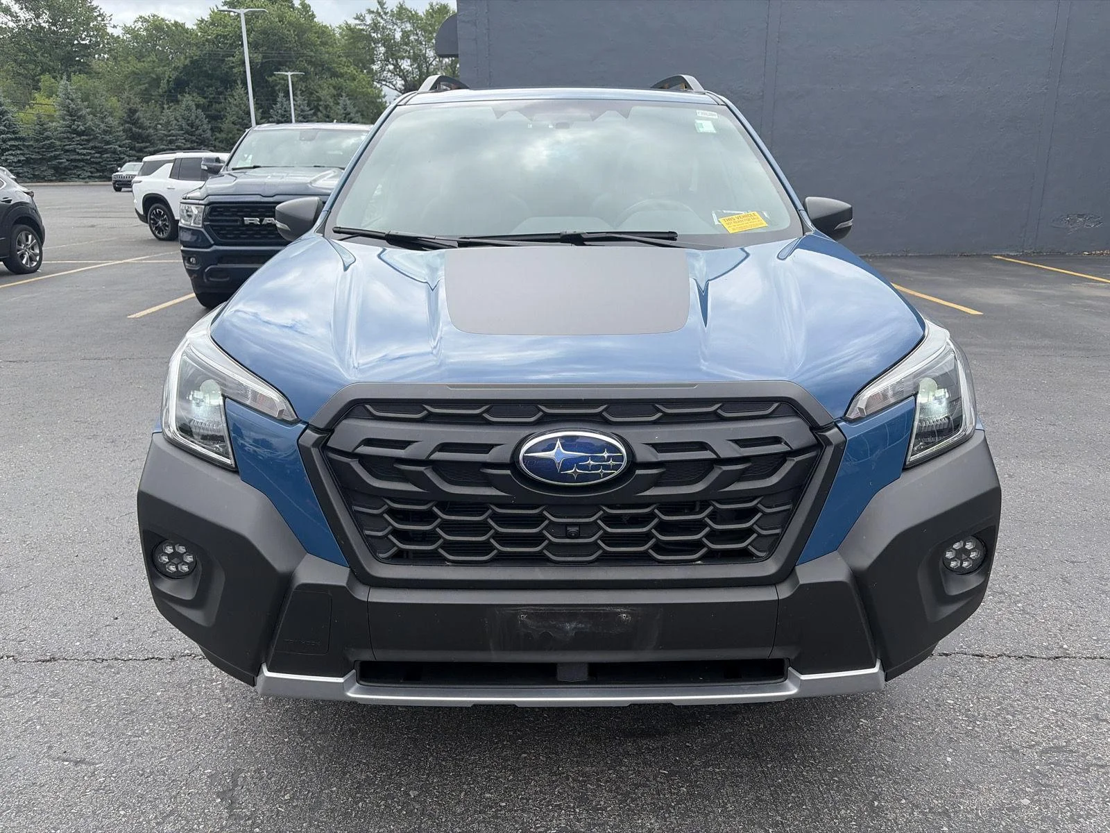 Used 2024 Geyser Blue Subaru Wilderness image 2