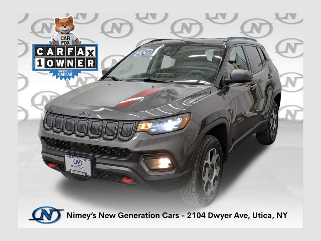 Used 2022 Gray Jeep Trailhawk image 1