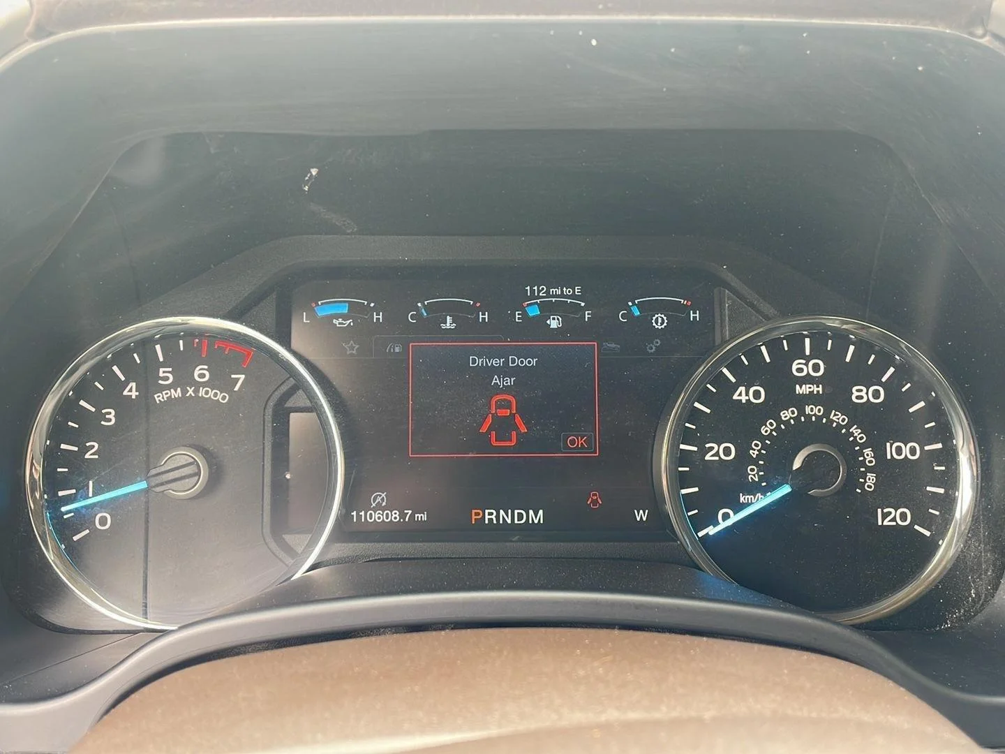 Used 2019 White Platinum Metallic Tri-Coat/Stone Gray Ford LARIAT image 12