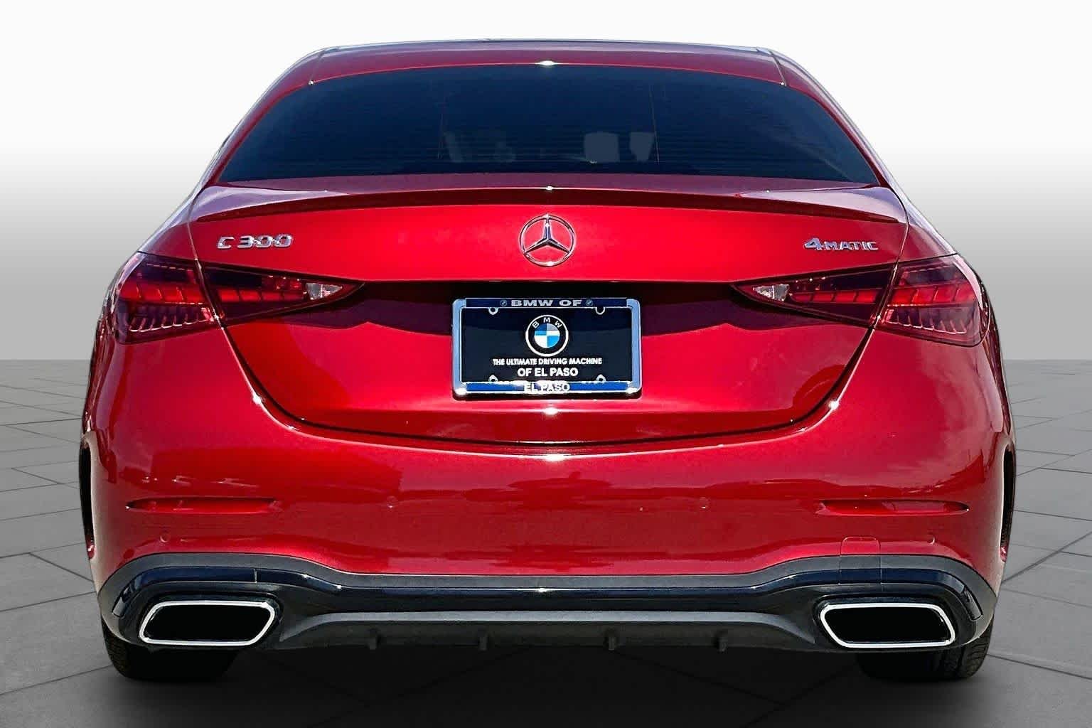 Used 2022 MANUFAKTUR Cardinal Red Metallic Mercedes-Benz C 300 image 4
