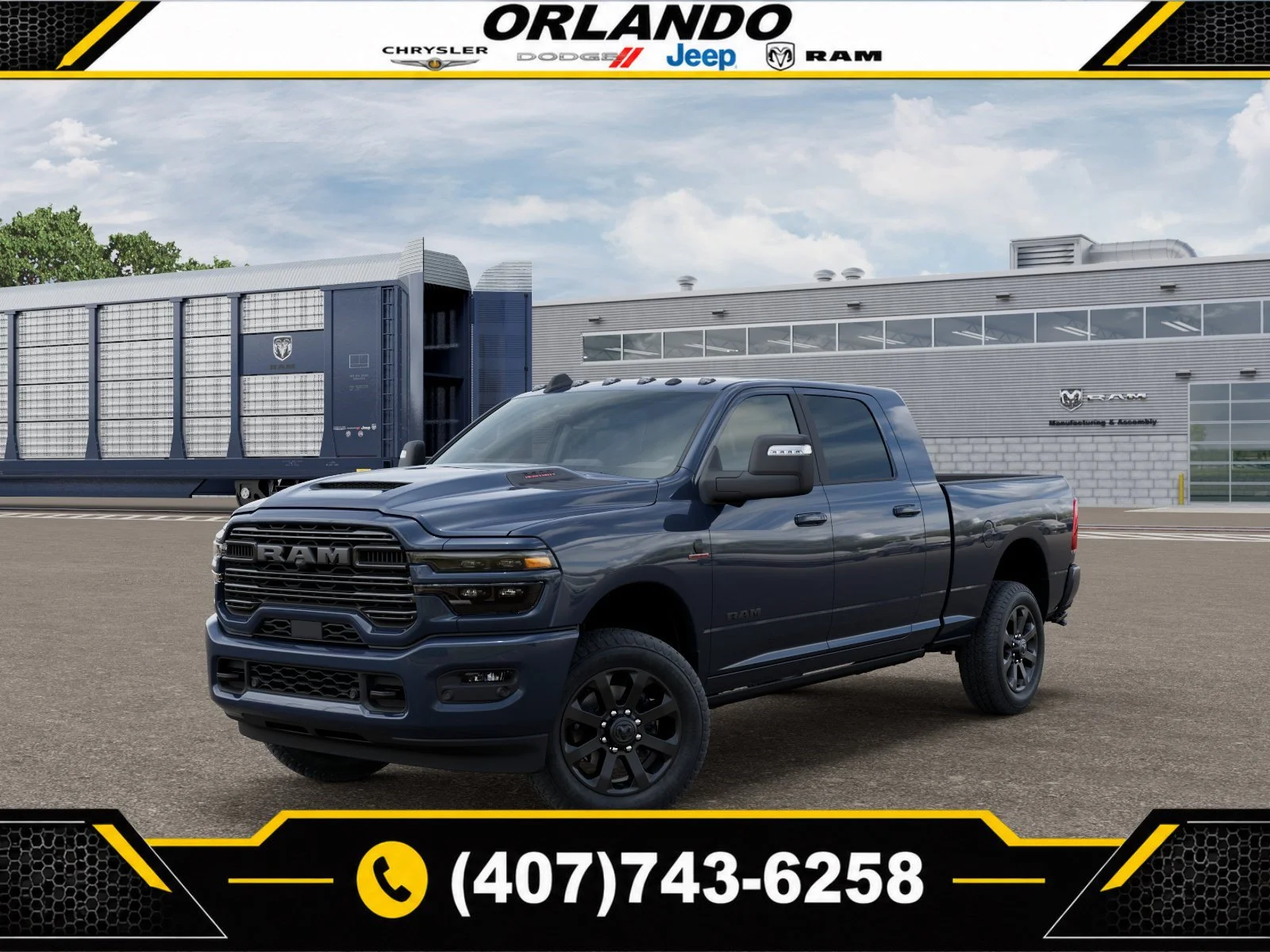 New 2026 Forged Blue Metallic Ram Laramie image 1