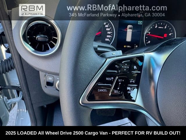 New 2025 Silver Gray Mercedes-Benz 2500 High Roof All Wheel Drive with 144 Wheel Base image 22