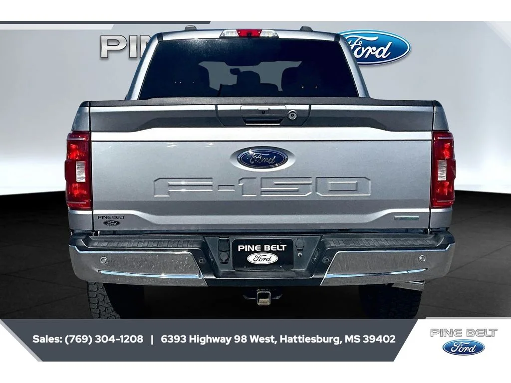 Used 2022 Iconic Silver Metallic Ford XLT image 4