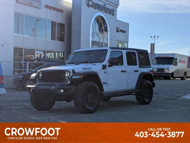 2024 Jeep Wrangler 4xe Willys-LED's-Trailer Tow-E-Locker-4XE