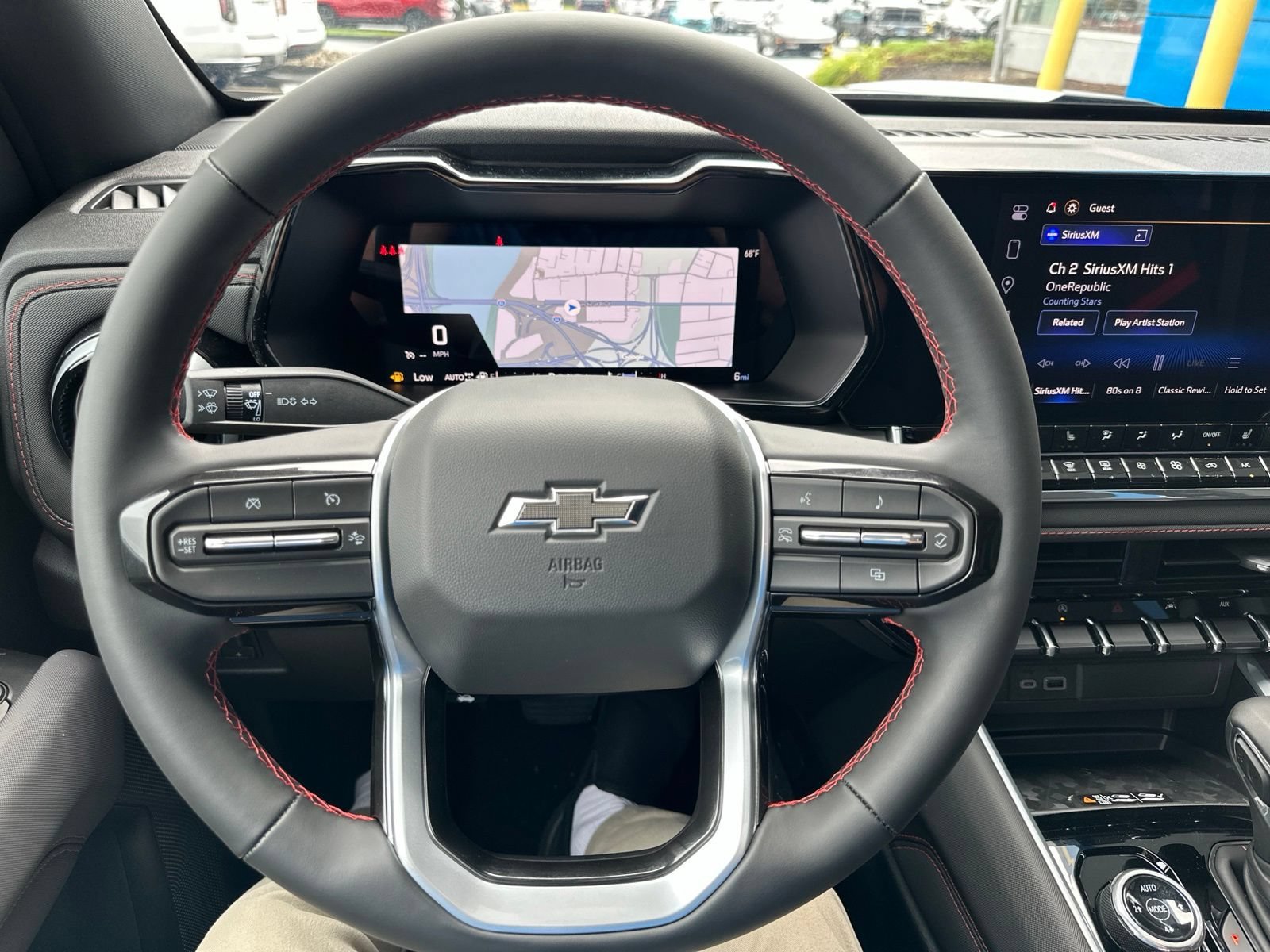 New 2026 Sterling Gray Metallic Chevrolet Z71 with 20in Black Wheels - Sunroof - Spray-On Bedliner image 32