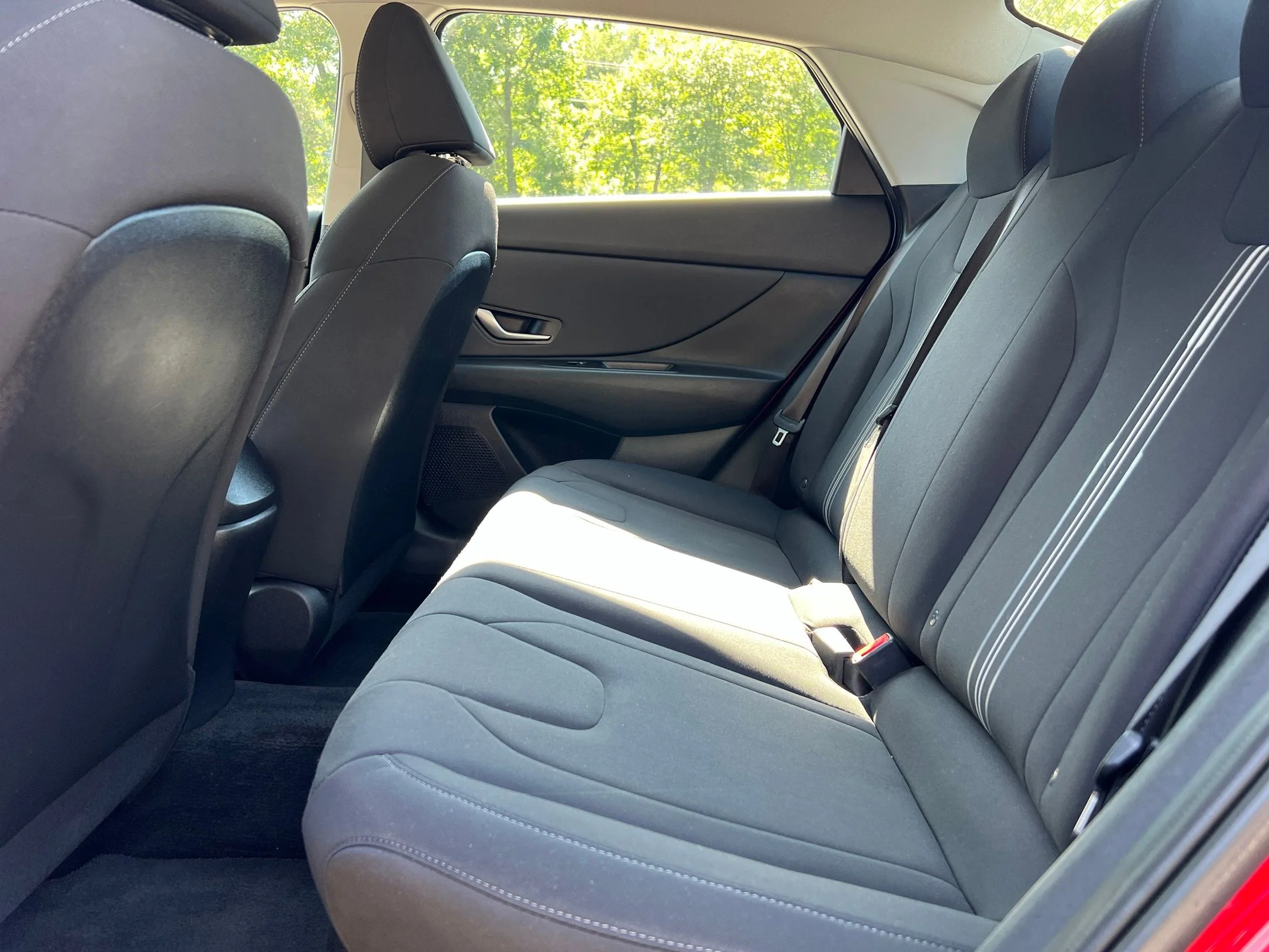 Used 2023 Scarlet Red Pearl Hyundai SEL image 21
