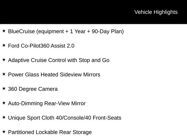 New 2026 Agate Black Metallic Ford XLT image 7