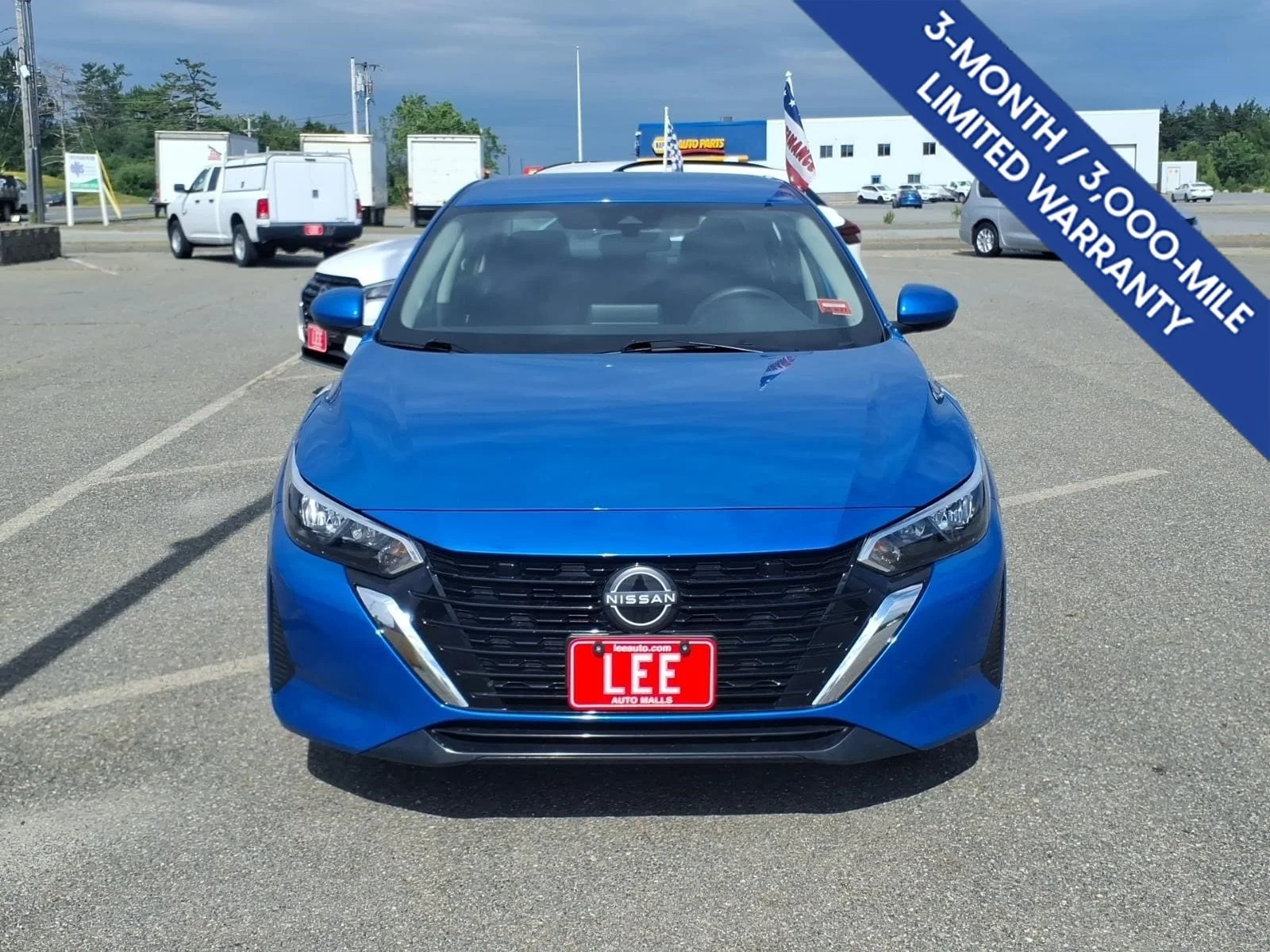 Used 2025 Electric Blue Metallic Nissan SV image 2