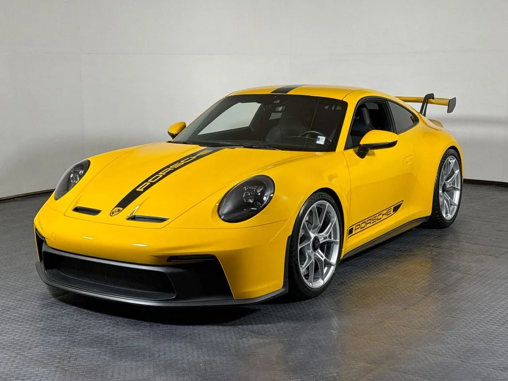 Used 2023 Paint to Sample: Signal Yellow Porsche GT3 image 1