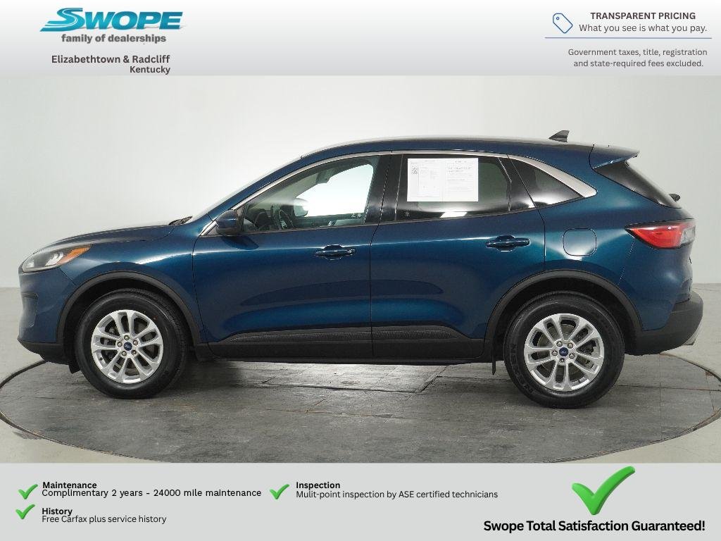 Used 2020 Dark Persian Green Metallic Ford SE image 4