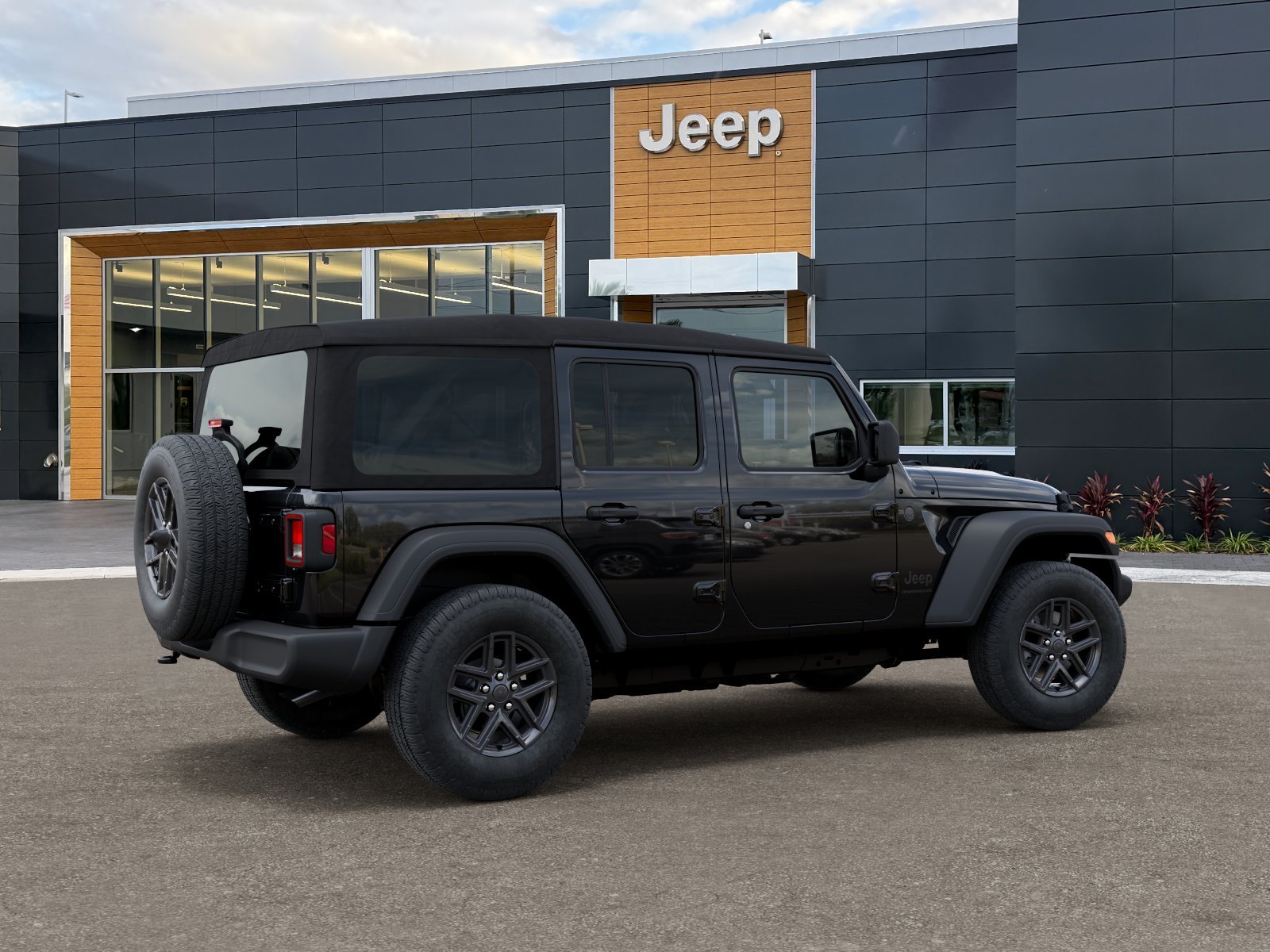 New 2026 Black Clear-Coat Exterior Paint Jeep Sport S image 4
