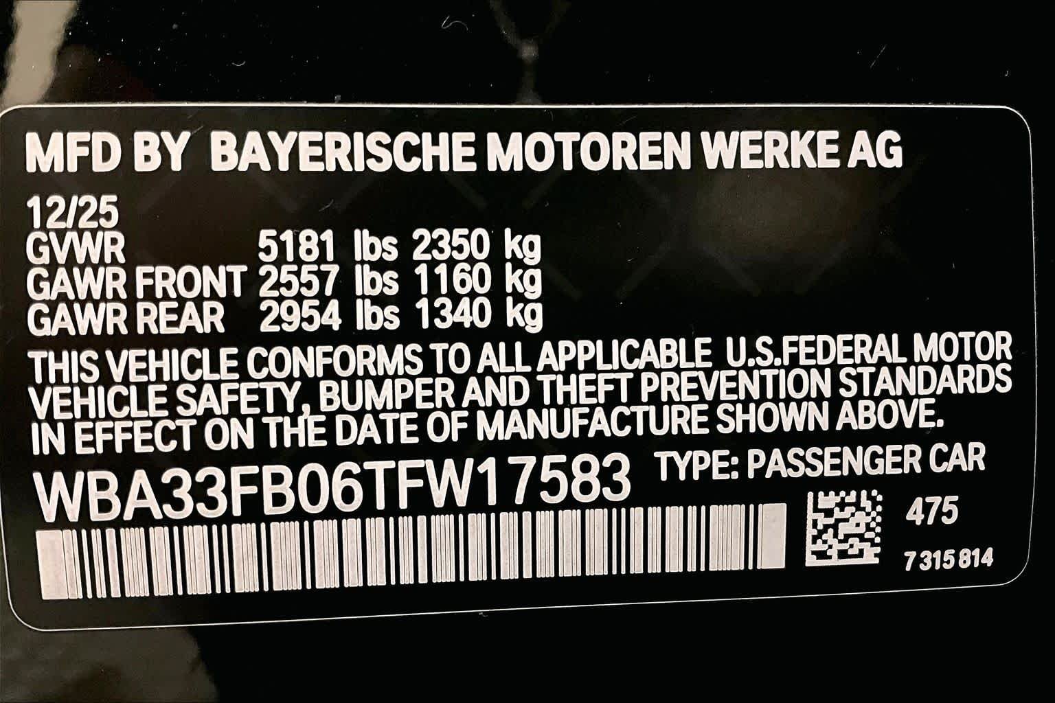 Used 2026 Black Sapphire Metallic BMW 430i xDrive image 33