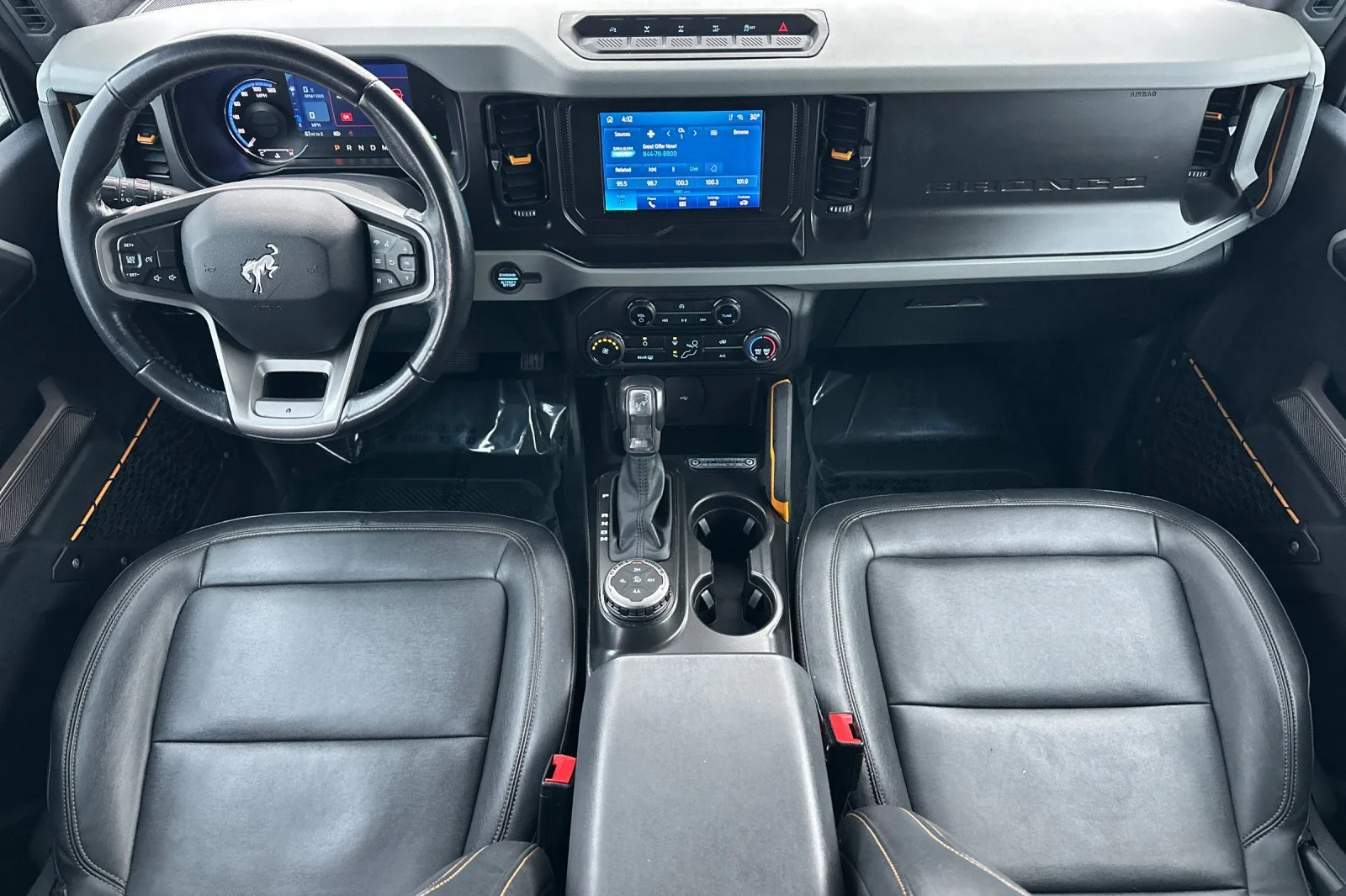 Used 2021 ORANGE Ford  image 11