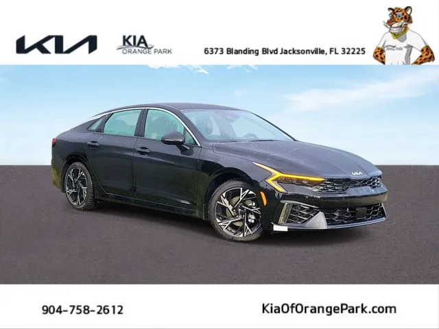 New 2026 Aurora Black Pearl Kia GT-Line AWD image 1
