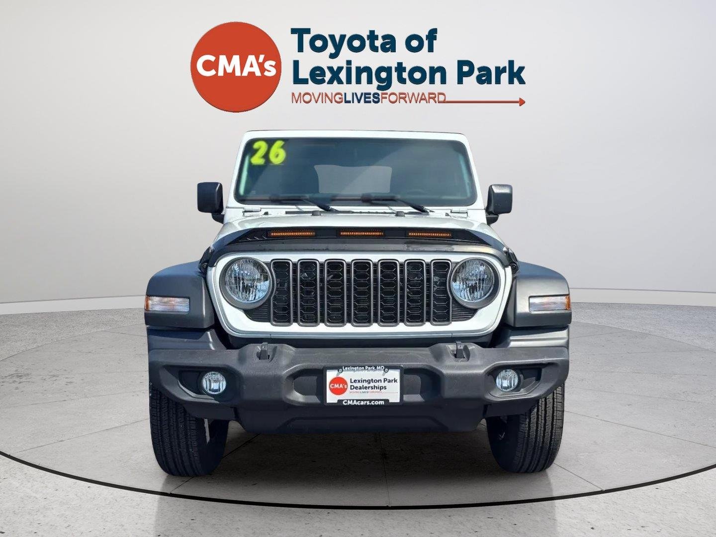 Used 2026 Bright White Clearcoat Jeep Sport image 7