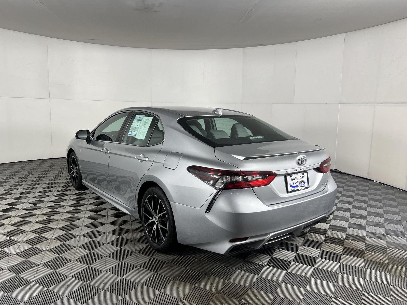 Used 2022 Celestial Silver Metallic Toyota SE image 26